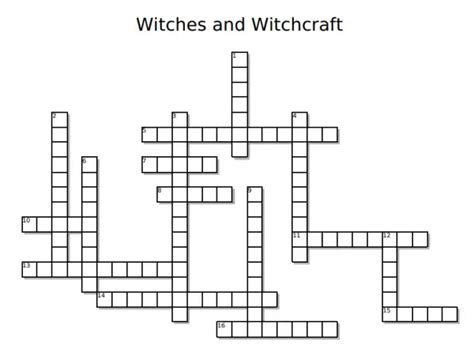 a group or gathering of witches crossword clue
